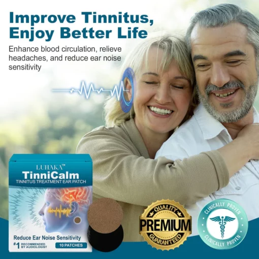 Parche Luhaka™ TinniCalm para o tratamento de tinnitus