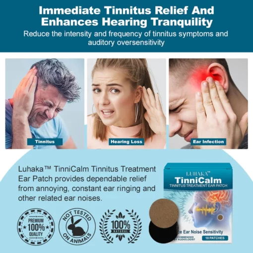 Luhaka™ TinniCalm Tinnitus Treatment Ear Patch