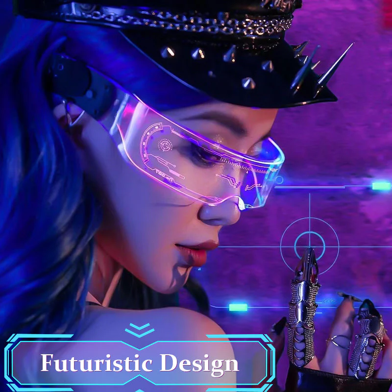 NOWORDUP™ Cyberpunk-style LED Illuminated Glasses
