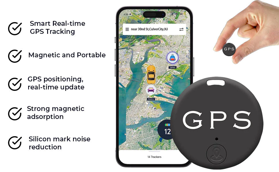 Oveallgo™ EasyFind 4XG InvisibleEye Mini Magnetic GPS Tracker
