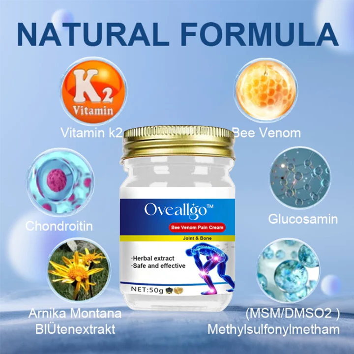Oveallgo™ MAXIPURII Bee Venom nivel- ja luukipuja parantava voide