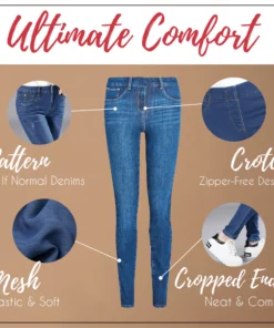 Oveallgo™ Perfect S Shape Thermal Fleece Denim Jeggings