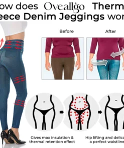 Oveallgo™ Thermal Fleece Denim Jeggings