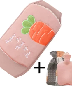 Plush Refillable Hot Water Bottle Belt