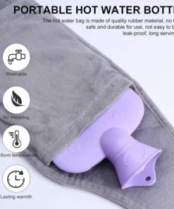 Plush Refillable Hot Water Bottle Belt