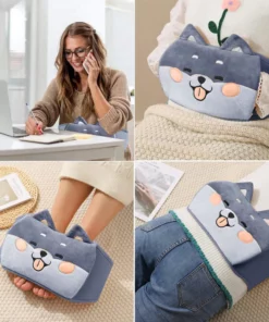 Plush Refillable Hot Water Bottle Belt