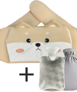 Plush Refillable Hot Water Bottle Belt