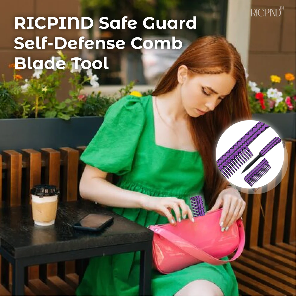 RICPIND Safe Guard Self-Defense Comb Blade Tool