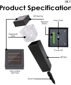 RICPIND Solar Melt De-Icer Outdoor Light