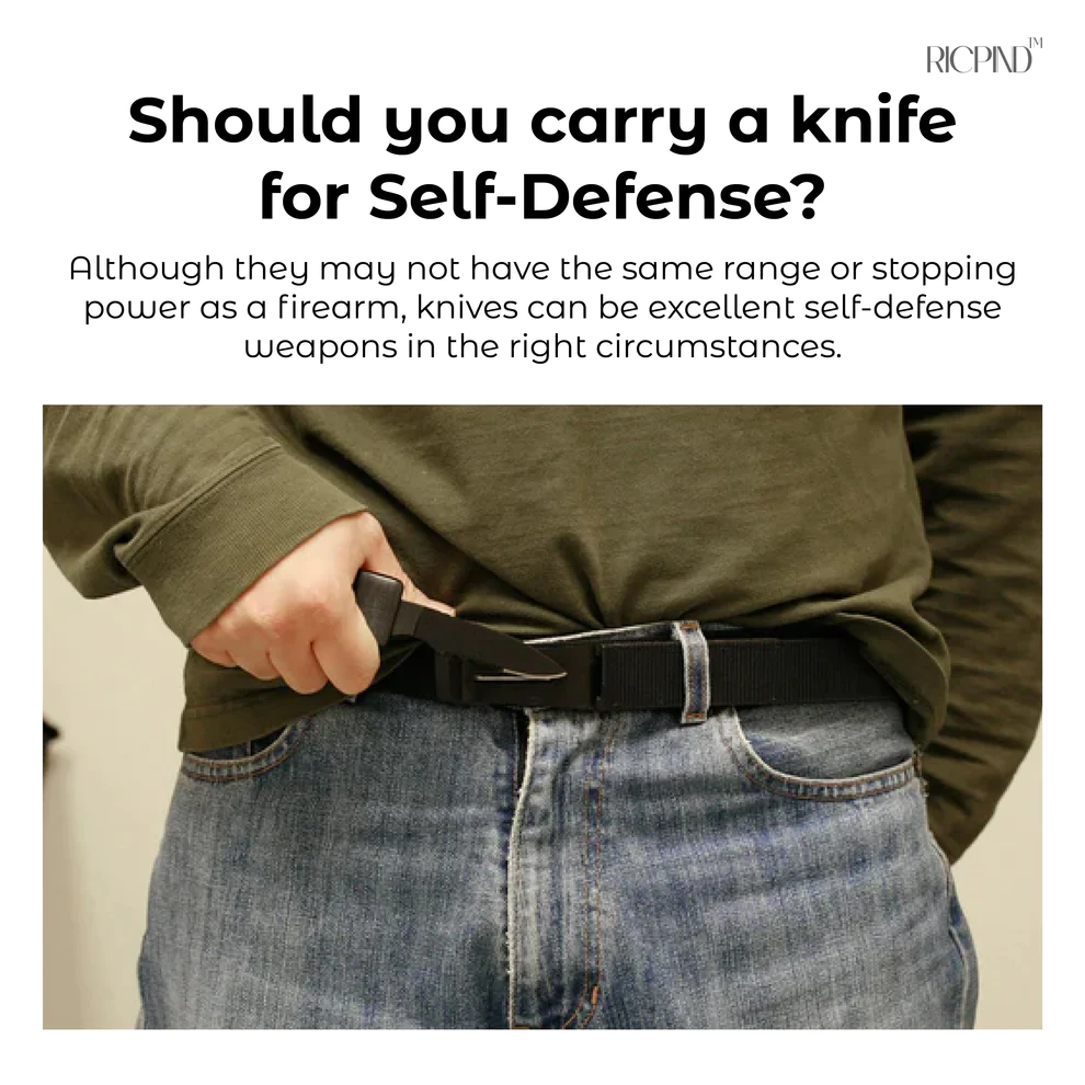 RICPIND Survival Gear Hidden Knife Belt