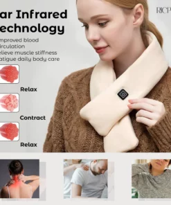 RICPIND Warm Glow USB Heated Pain Relief Scarf