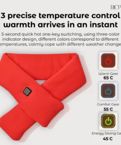 RICPIND Warm Glow USB Heated Pain Relief Scarf