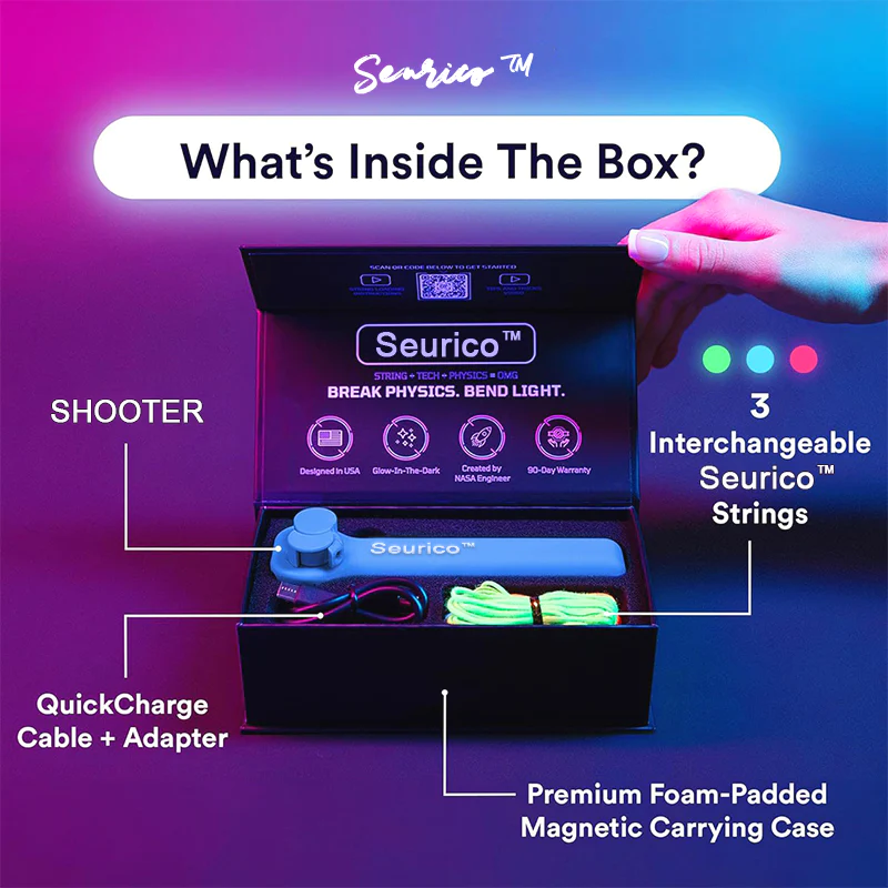 Seurico™ Glow-in-the-Dark String Shooter Interactive Toy