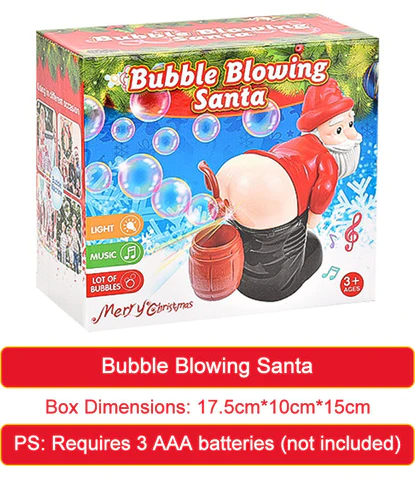 Seurico™ Santa Bubble Machine