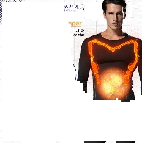 Sugoola™ Far-Infrared Tourmaline Therapy Gynecomastia Mens Undershirt-T