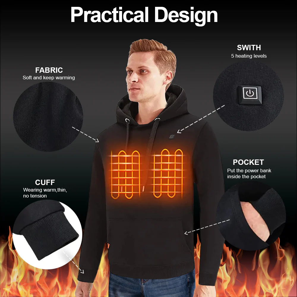 Suptruck™ StayWarm Smart Heated Hoodie 