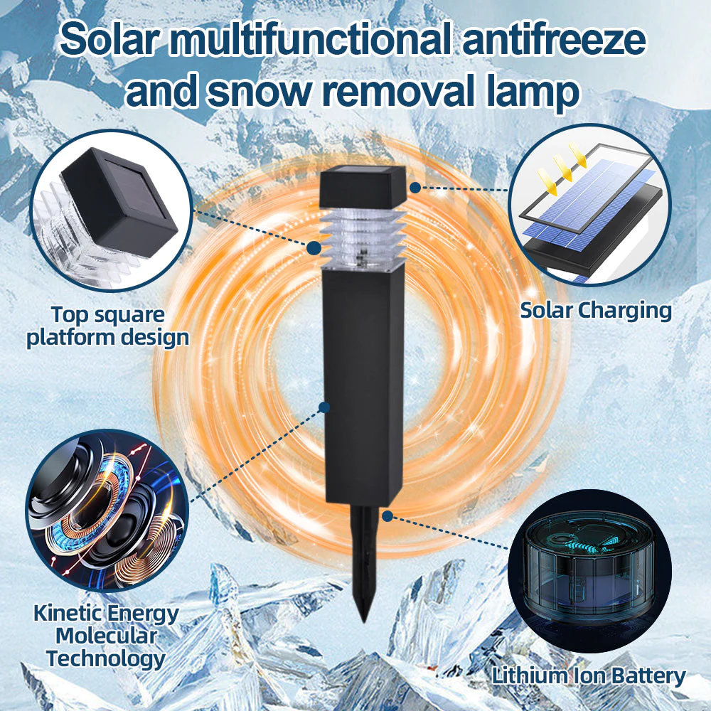 WREE™ Solar-Powered Electromagnetic Resonance De-Icing Lamp - Zero Energy Consumption