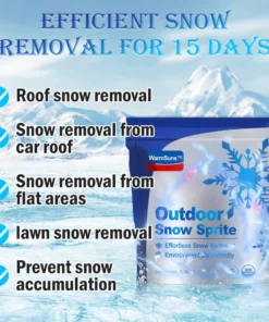 WarmSuns™ Outdoor Snow Sprite--Easy snow removal