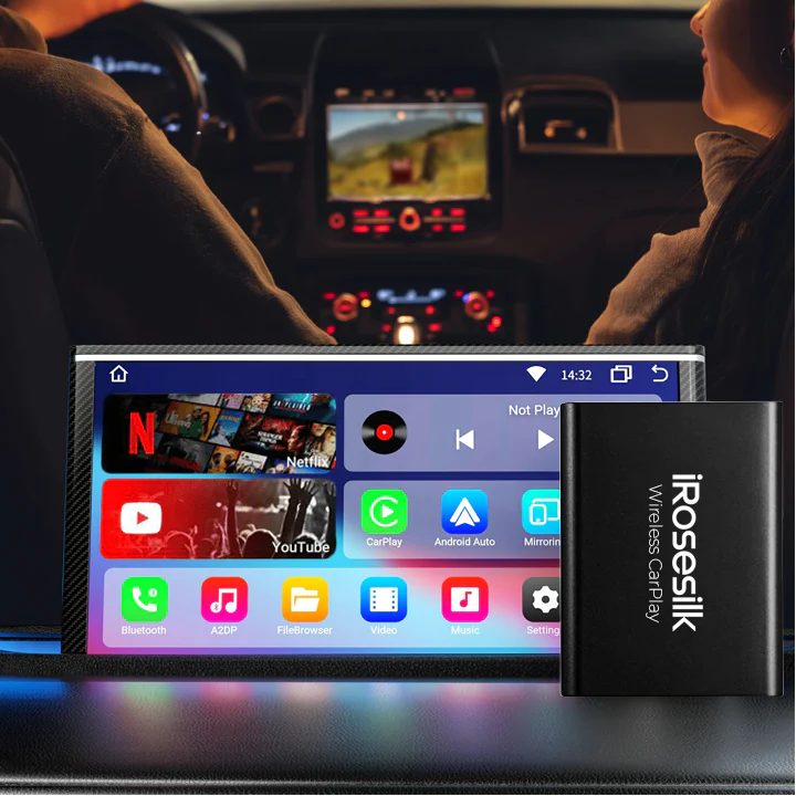 iRosesilk™ Wireless CarPlay