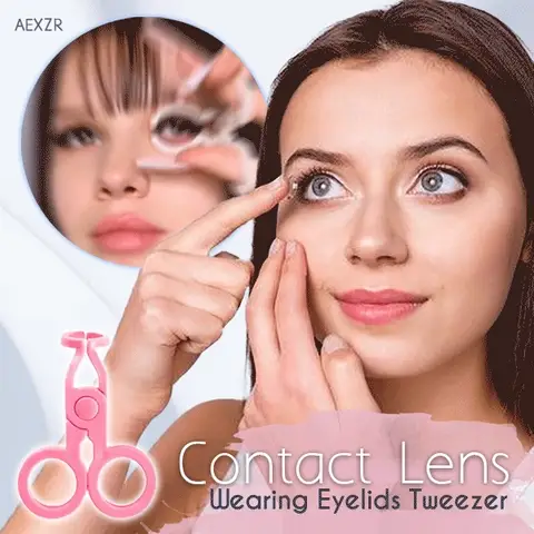 AEXZR™ Contact Lens Wearing Eyelids Tweezer