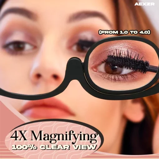 Aexzr™ Glassên Çavên Kozmetîk ên Flip-Lens Mezinker