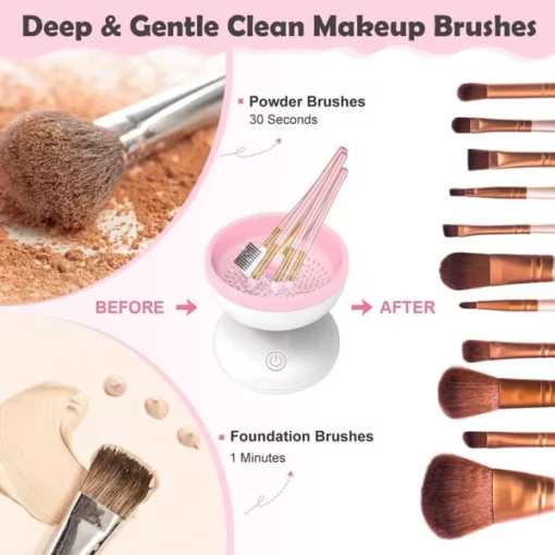 Mochini oa Motlakase oa AirOmn™ Makeup Brush Cleaner