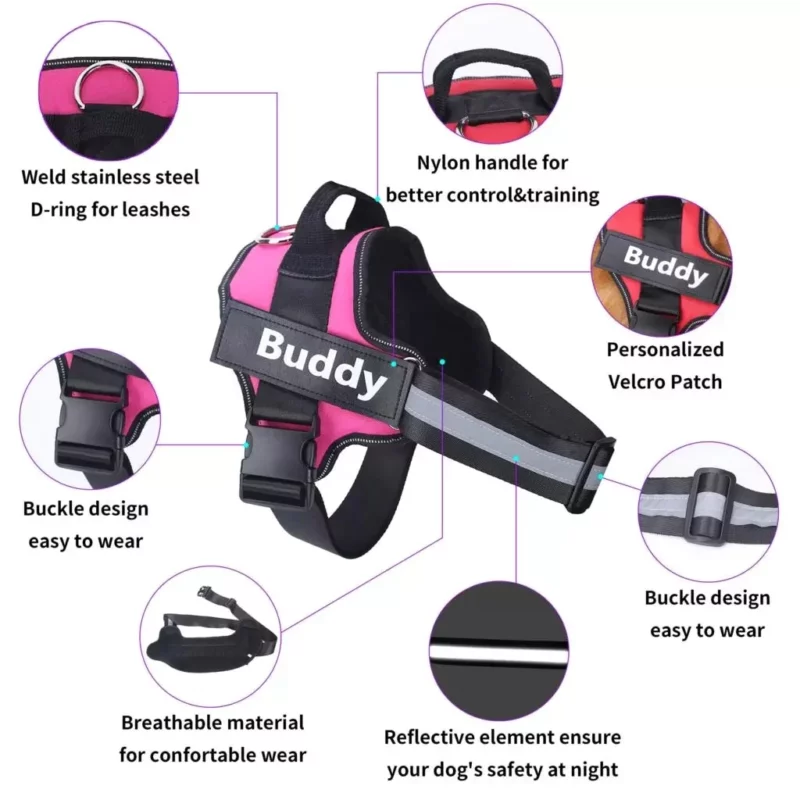 AirOmn™ Personalized No Pull Dog Harness