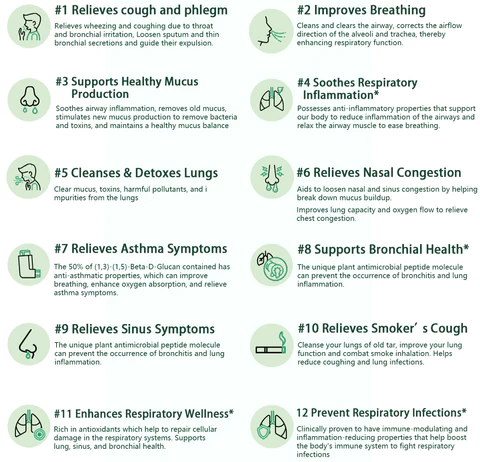 EXTRACT DI DENDROBIUM E MULLEINA RESPIRANTE: POTENTE SUPPORTO PULMONARE PULIZIA E RESPIRATORIO