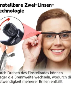 Biancat™ VisionFlex Präzisions-Lesebrille mit einstellbarer Stärke