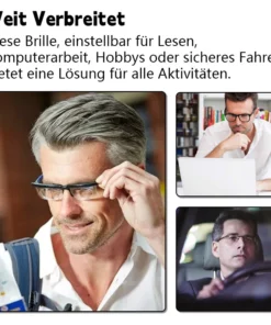 Biancat™ VisionFlex Präzisions-Lesebrille mit einstellbarer Stärke
