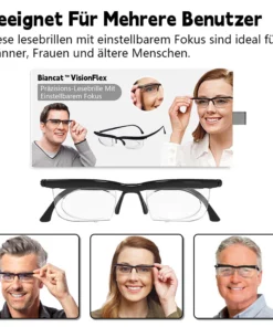 Biancat™ VisionFlex Präzisions-Lesebrille mit einstellbarer Stärke