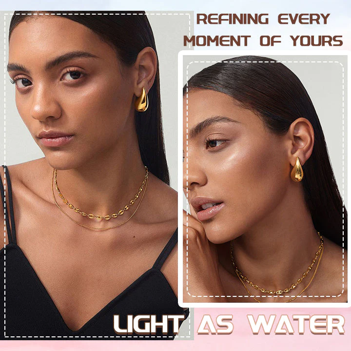 Ceoerty™ Glimmering Droplet Dangle Earrings