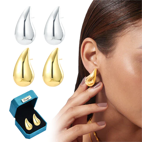 Ceoerty™ Glimmering Droplet Dangle Earrings