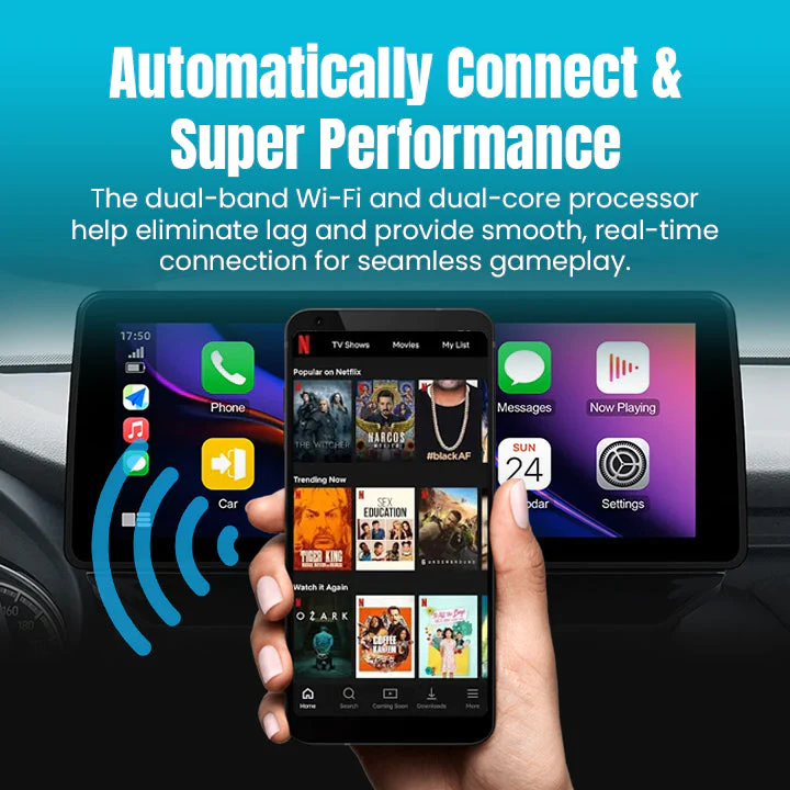 Ceoerty™ TechPRO Wireless CarPlay