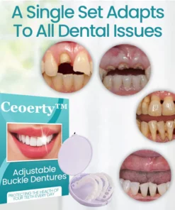 Ceoerty™ Adjustable Buckle Dentures