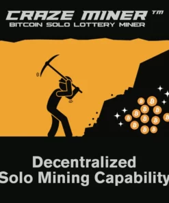 Craze Miner™ Bitcoin Solo Lottery Miner