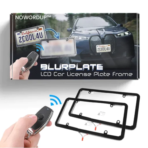 Dobshow™ BlurPlate Ultra LCD -auton rekisterikilven kehys