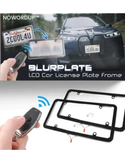 Dobshow™ BlurPlate Ultra LCD Car License Plate Frame