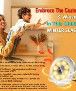 Edamon™ Solar-Powered Electromagnetic Resonance De-Icing Light