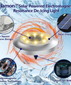 Edamon™ Solar-Powered Electromagnetic Resonance De-Icing Light