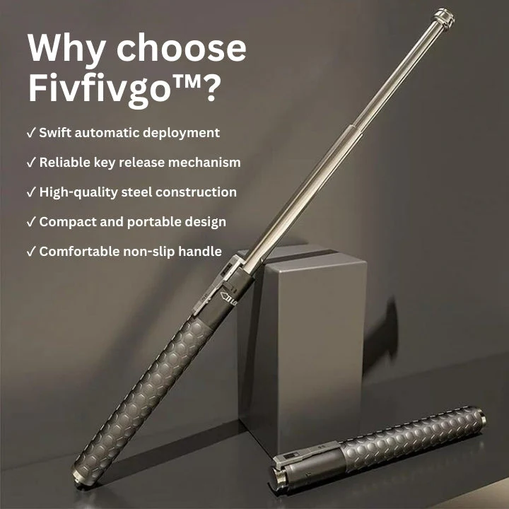 Fivfivgo™ Automatysk ausfahrbarer Stahlschlagstock