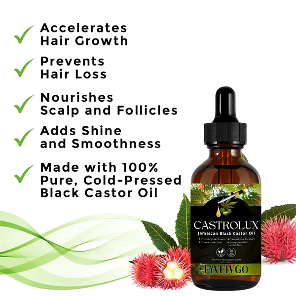 Fivfivgo™ CastroLux Jamaican Black Castor Oil