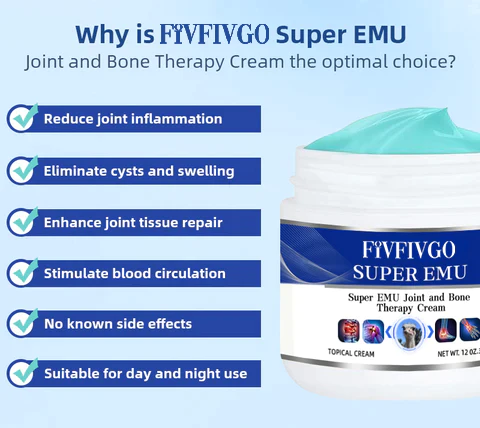 Fivfivgo™ Super EMU Gelenk- und Knochentherapie Creme
