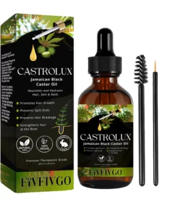 Fivfivgo™ CastroLux Jamaikanisches Schwarzes Rizinusöl