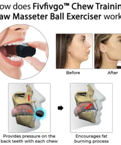 Fivfivgo™ Chew Training Jaw Masseter Ball Exerciser