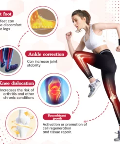 Fivfivgo™ HeightBoost Fern-Infrarot-Titan-Ionen-Bogenkorrektur-Einlegesohlen