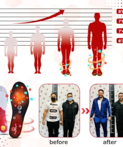 Fivfivgo™ HeightBoost Fern-Infrarot-Titan-Ionen-Bogenkorrektur-Einlegesohlen