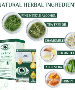 Fivfivgo™ Tea Tree Terpineol Eye Mite Removal Wipes
