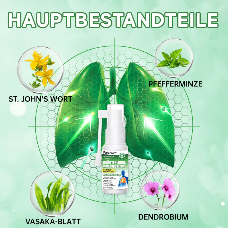 Furzero™️ Atementgiftendes Kräuterlungenreinigungsspray