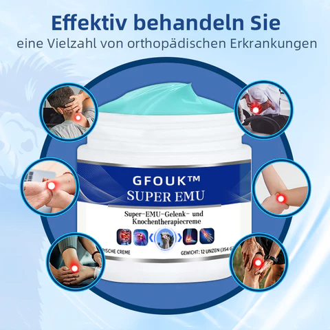 GFOUK™ Super EMU Gelenk- und Knochen-Therapiecreme

